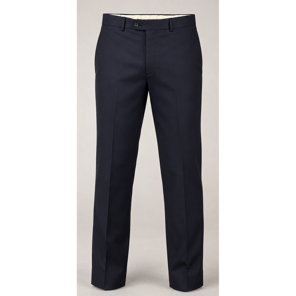 Brooks Brothers Mens Dress Pants 40x32 Madison Fit Merino Wool Navy Stretch